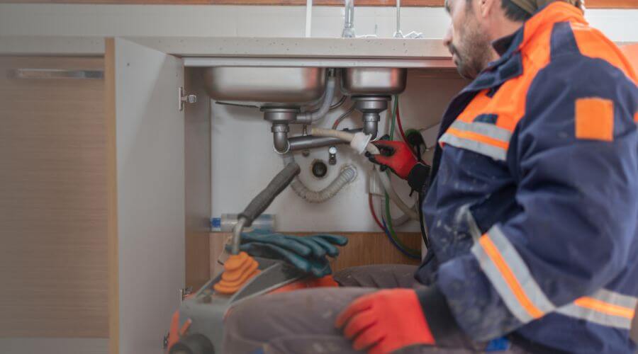 Camera Pipe Inspection Under Slab in Spangle, WA